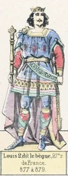 Louis II, called the Stammerer, 27th King of France, 877 to 879