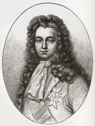 Louis François Marie Le Tellier Marquis of Barbezieux, 1668-1701. French statesman. From Les Heures Libres published 1908