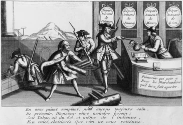 Louis Mandrin (1724-55) Attacking