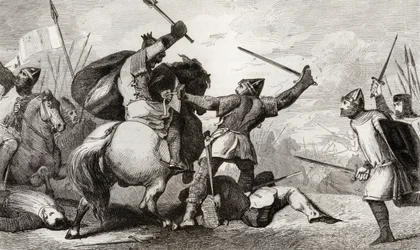 Louis VI the Large Fights the English in the Battle of Brenneville, from 