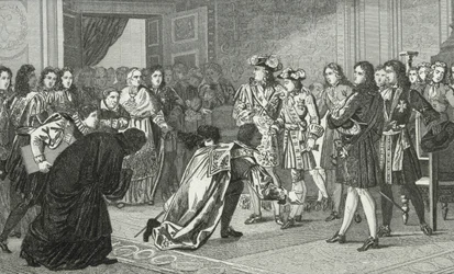Louis XIV the Sun King Presents His Grandson Philippe V to the Spanish Envoys, from 