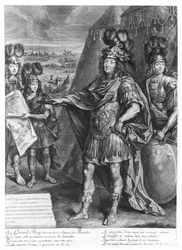 Louis XIV giving orders to fortify the borders