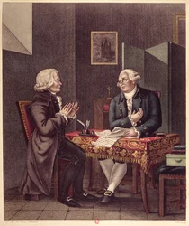 Louis XVI Reading his Last Will and Testament to Guillaume de Lamoignon de Malesherbes in the Temple, 25th December 1793