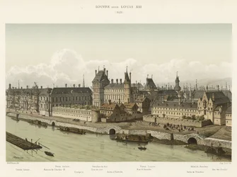 Louvre under Louis XIII, 1622