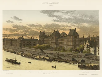Louvre under Louis XIV, 1663