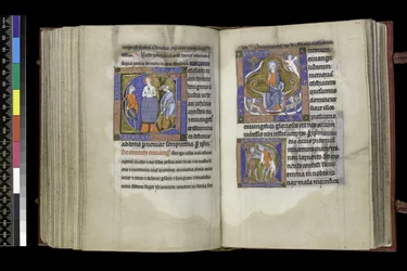 Suffrage to St John and Suffrage to the Holy Innocents, from the Psalter and Hours of Isabella of France, Paris, c.1265-70