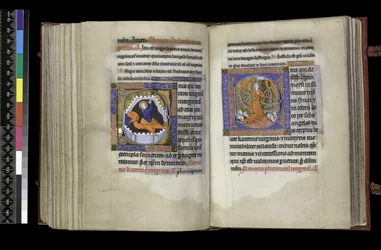 Suffrage to St Margaret and Suffrage to St. Catherine, from the Psalter and Hours of Isabella of France