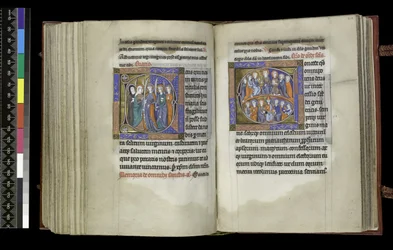 Suffrage to Virgins and Suffrage to All Saints, from the Psalter and Hours of Isabella of France