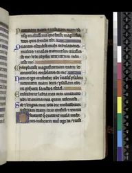 From the Psalter and Hours of Isabella of France