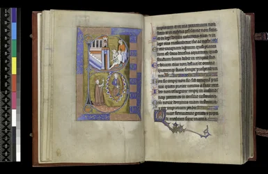 MS 300 f.XIII-1r, from the Psalter and Hours of Isabella of France, Paris, c.1265-70