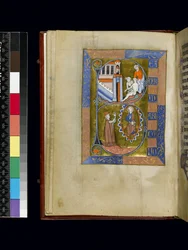 Folio from the Psalter and Hours of Isabella of France, Paris, c.1265-70