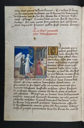 MS Hunter 252 036v Page from Cent Nouvelles Nouvelles, c.1461-62