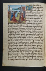 MS Hunter 252 040v Page from Cent Nouvelles Nouvelles, c.1461-62