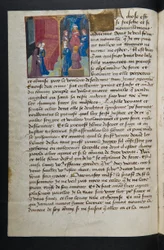MS Hunter 252 053v Page from Cent Nouvelles Nouvelles, c.1461-62