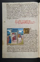 MS Hunter 252 054v Page from Cent Nouvelles Nouvelles, c.1461-62