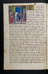 MS Hunter 252 068v Page from Cent Nouvelles Nouvelles, c.1461-62