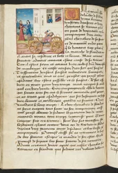 Page from Cent Nouvelles Nouvelles, c.1461-62