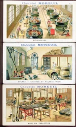 Making Chocolate, Image Advertising the Chocolate Moreuil, c.1900