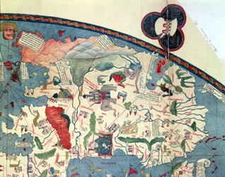 Map of Africa, after an original of 1447