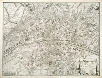 Map of Paris, from L