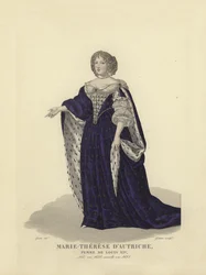 Maria Theresa of Austria, first wife of King Louis XIV of France