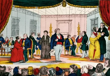 Marionettes, Caricature of the Bourgeoisie, 1839