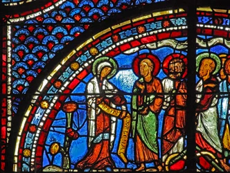 Mary Magdalene Window: Mary Tells the Disciples of the Resurrection