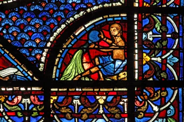 Mary Magdalene Window: The Donors - Watercarriers