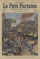 Massacre of black people on the streets of Atlanta, Georgia