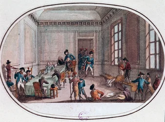 Maximilien de Robespierre Injured in the Antechamber of the Comite de Salut Public