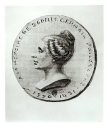 Medal depicting Sophie Germain