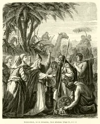 Melchizedek, King of Jerusalem, Blesses Abraham