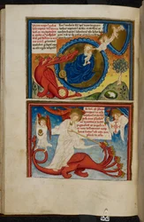 Miniature from the Book of the Life of St John and the Apocalypse