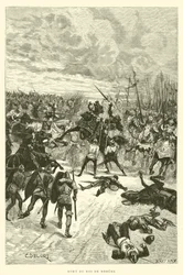 Death of the King of Bohemia (engraving)