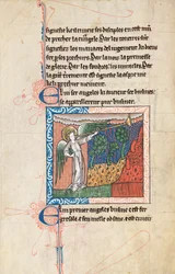 Commentary on the Apocalypse of St John, late 13th century (Ms65 f27v)