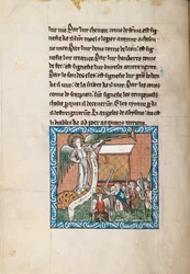 Commentary on the Apocalypse of St John, late 13th century (Ms65 f31v)