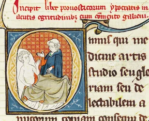 A Doctor Diagnosing a Patient, from Oeuvres de Galien by Claudius Galenus