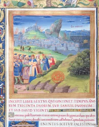 Illustration from Book VI, Chapter 1 of the Antiquities of the Jews by Flavius Josephus