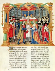 Marriage of Maria of Burgundy and Maximilian I, Emperor of Austria, from the Memoirs of Philippe of Commines (1445-1509)