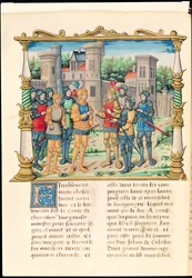 The Treaty of Conflans between Louis XI and Charles the Bold, Duke of Burgundy, from the Memoirs of Philippe of Commines