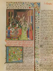 Temporal and Terminal, from the French translation of De Civitate Dei by St. Augustine of Hippo (354-430)
