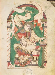 St. Mark, from a gospel from Corbie Abbey