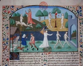 The Creation of Eve, The Temptation and The Expulsion of Adam and Eve, from 