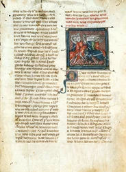 Battle Between Knights, from Roman d