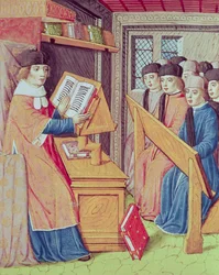 Teaching from Les Georgics by Virgil with commentary by Servius
