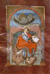 St. Luke, from the Gospel of St. Riquier, c.800