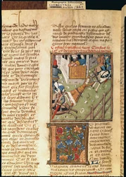 The Torture of Brunhilda from Des Hommes Illustres, c.1460