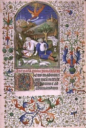 Angel appearing to two shepherds, Amiens