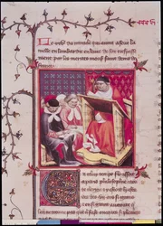 A Professor at the University of Paris, from the Grandes Chroniques de France, c.1400