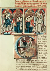 A Jewish Scholar Presenting a Translation of an Arabic Treatise to Philippe d